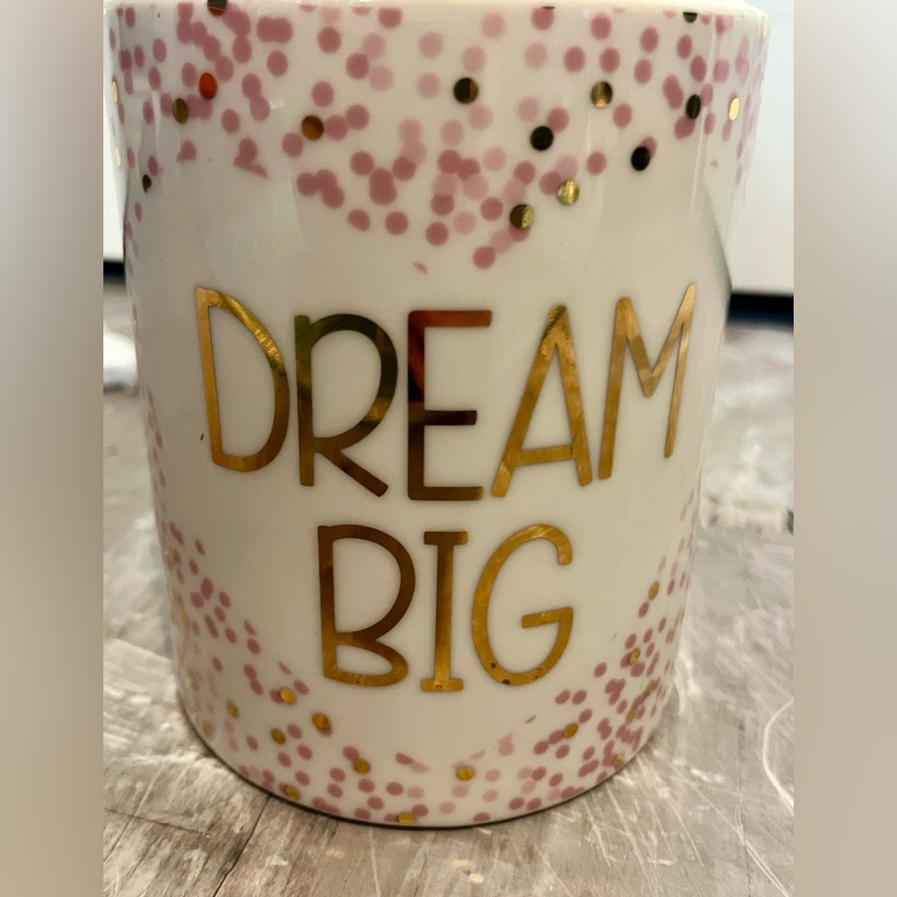 SCENTSY Dream Big Wax Warmer Pink/ Gold Glitter Heart Inspiration - Picture 6 of 8